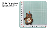 Korean Design Cartoon Teddy Bear Applique Cute Design Cartoon Bear Applique DIY Decoration for Children, DIY Enthusiast S, Bags