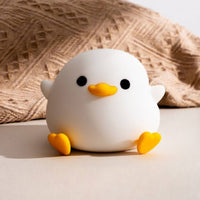 USB Rechargeable Silicone Duck Lamp Timed Shutdown Duck Night Light Eye-Friendly Silicone Lamp Dimmable for Children, Nursery