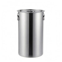Stainless Steel Storage Bucket Tall Stainless Steel Bucket Easy to Clean Kitchen Supply