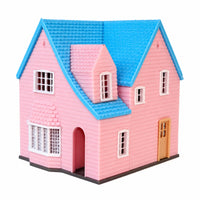 1/64 Model Villa Mini Villa Model Decorative Dollhouse for Collectors, Hobbyists