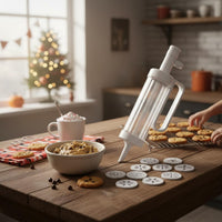 19 Pieces Cookie Kit Holiday Themed Shapes Cookie Multifunctional Cooking Supplies for Kids
