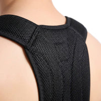Adjustable Back Brace, Spinal Support Back Straightener Posture, Textile Mesh Lower Back Support for Adults, Students