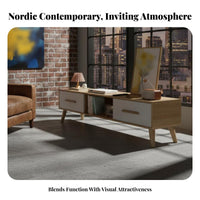 Light Luxury & design 2-Tier glass tablesurface Multi-Functional Nightstand space-efficient home design Furniture Sturdy Construction for Apartment Dwellers, Homeowners, Students, Beside Sofa, Living Room, Bedroom, Small areas