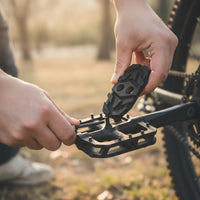Mountain Bike Cleat Cover Walkable Mountain Bike Cleat Covers Sleek Flat Pedal Converter Cover for Commuters