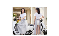 Riding Skirt Ankle-Length Scooter Skirt Lightweight for Motorcycle Trips, Riders
