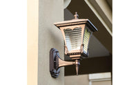 Waterproof Solar Pillar Light Decorative Solar Wall Light Weather Resistant Outdoor Wall Lantern Energy Saving for Villa Gate, Courtyard, Roof Terrace