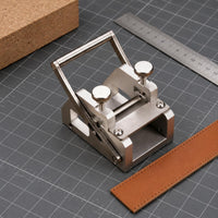 Hand-Operated Leather Skiver Knurled Knobs Belt Strap Skiver Aluminum