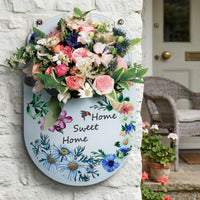 Decorative Mailbox with Lock Outdoor Letterbox with Key Sturdy Wall Mount Mailbox Rust-Proof for Entryway