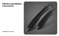 2 Pieces Mountain Bike Mudguard Set Spray Guard Bike Mudguard Set Front and Rear Mud Flaps Widened Design Cycle Mudguard
