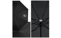 Manual Open Straight Shaft Umbrella Sleek Umbrella with Shoulder Strap Waterproof Long-Lasting for Commuters