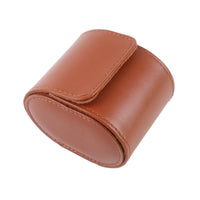 Watch Travel Case Leather Watch Case with Cushion Padded for People on the Go