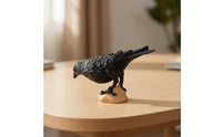 Cormorant Figurine Small Bird Figurine Bird Figure Compact Toy Sculpted for Collectors, Display Cabinet, Shelf