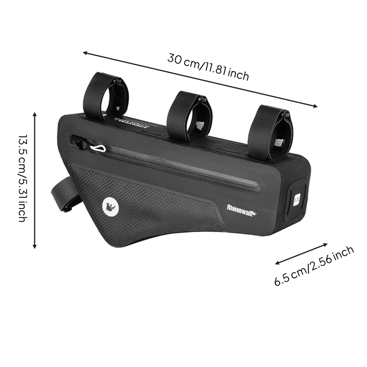 Waterproof Triangle Frame Bag Long-Lasting Bike down Tube Bag Lightweight