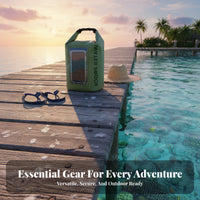 5L Cross Torso Phone Bag Large Capacity Waterproof Phone Pouch Interactive Display Dry Bag Includes Shoulder Strap Buoyant Dry