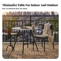 3 Pieces Weather-Resistant 3-Piece Patio Seating Group Rustresistant3Piece Patio set long-lasting Outdoor Furniture Modern Design for Apartment Dwellers, Homeowners, duos, Balcony, Garden, Porch, spineyard