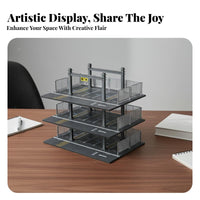 1:64 Scale Parking Garage Detailed Simulation Model Car Parking Lot Scene for Hobbyists