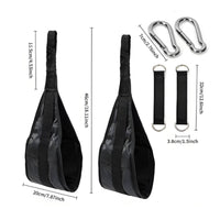 Core Strengthening Hanging Ab Straps Ergonomic Design Strength Training Gear Heavy Duty Fitness Equipment for Home Gym