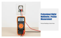 VC890C+ Digital Multimeter, High Accuracy, Auto Smart, Anti-Burn, Electrician