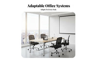 Rectangular Conference Table utilitarian aesthetic Trestle Base Meeting Table Modern Design Office Furniture for Business Professionals, personnels, Boardroom