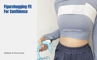 Reduces Movement Antimotion Bust Band Breathable Material Breast Stabilizer Band High Elasticity Chest Support Adjustable for Athletes, Fitness Enthusiasts, Nursing Mothers, Running, Exercise, Gym Sessions, Daily Wear