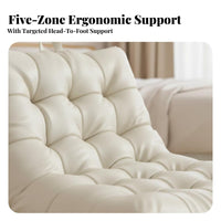Cozy Beanbag Chair Lightweight Lounge Chair Modern Design Lazy Sofa Ergonomic Design for Students, Readers, Bedroom, Living Room, Reading Nook, Balcony