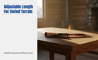Featherweight 6061 Aluminum Foldable Hiking Pole, Adjustable, Outdoor Trekking Cane