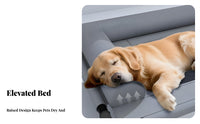 Raised Pet Bed Four-Season Use Raised Pet Cot Washable Cooling Mesh Dog Bed for Small Dogs, Cats, Summer, Patio, Camping