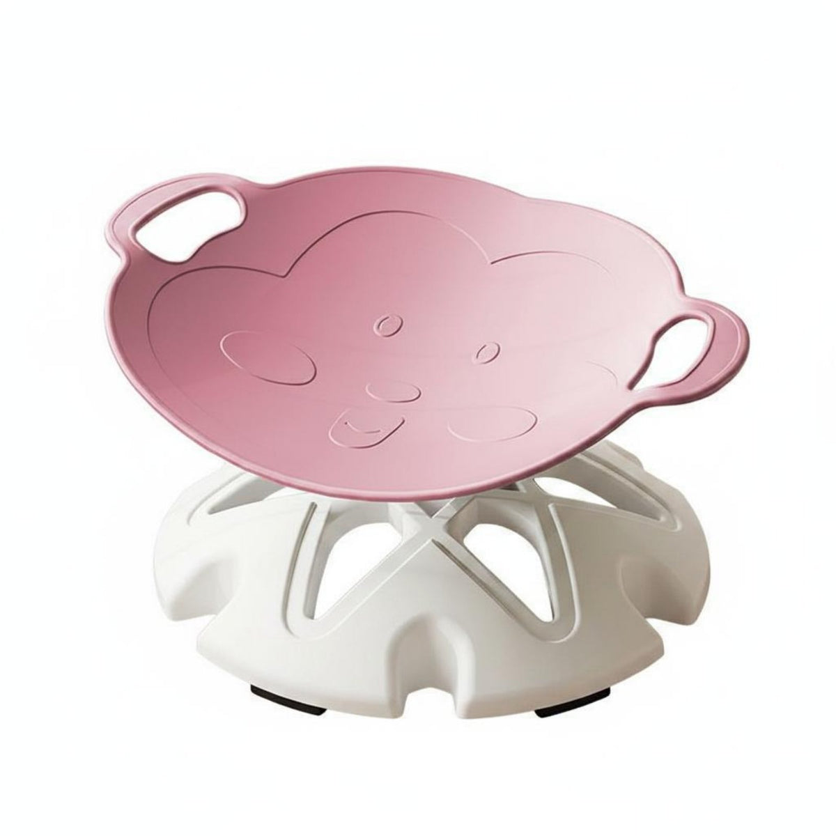 Fun Exercise Sensory Integration Rotating Seat Stable Structure Vestibular Balance Training Toy Anti-Slip Base Childrens Swivel Chair with Handles Parent-Child Interaction for Toddlers, Home, Playroom