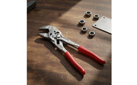Instant-Adjust Water Pump Plier Wide-Opening Pliers with Adjustable Jaw Heavy-Duty Pliers with Serrated Gripping Edges for Plumbers