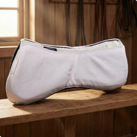 Shock Absorbing Saddle Pad Strap Loop Contoured Saddle Pad Equine Riding Supplies