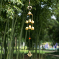 Large Wind Chimes Outdoor, Double Layer Metal Wind Chimes with Bronze-Toned Finish, Deep Tone Dopamine Collision Sound for Garden, Courtyard