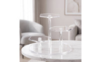 Acrylic Display Riser Versatile Figurine Display Riser Multi-Level for Collectors, Tabletop, Desk