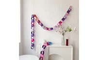 100 Pieces Paper Chain Kit DIY Paper Chain Strips Garland Strips with Glue Stick Pre-Cut Craft Supply Colorful for Children