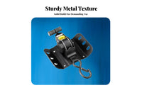 Heavy Duty Retractable Tie-down Strap Quick Release Retractable Ratchet Strap Safety Hooks for Movers, Campers, Roof Rack, Boating, Workshop