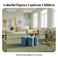 Creative Pebble Stool Set Configurable Bench Childsuitable Reception Couch for Children, Parents, Waiting Area