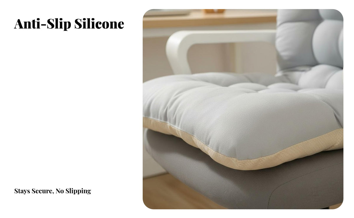 Non-Slip Bottom Single-Piece Chair Cushion Thickened Single-Piece Seat and Back Cushion Full Soft Filling for Office Workers, Study Room