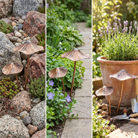 2 Pieces Garden Stake Weathered Garden Stake Stakes for Planters, Pathways