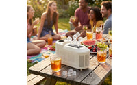 Mini Ice Maker with Handle Portable Countertop Ice Maker for Hosts, Home Bar, Dorm Room