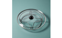 Pot Rack Multi-Functional Stainless Steel Steaming Stand Heavy Duty Heat Resistant for Countertop, Dining Table