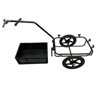 Bike Trailer with Cargo Box Removable Bike Cargo Trailer Heavy-Duty for Cyclists, Errands