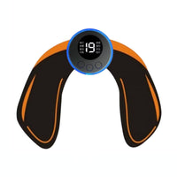 Adjustable Intensity Buttocks Muscle Stimulator Multiple Modes Hip Lifting Massager U-Shaped Ergonomic Design Body Toner Single-Button Operation for Women, Gym