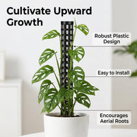 Climbing Plant Support, Stackable Monstera Plant Pole with Water Retention, Fillable Plant Support for Mature Indoor Plants