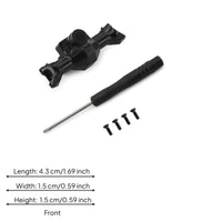 2 Pieces Upgrade Part Brass Axle Housing Long-Lasting RC Crawler Axle Wear-Resistant for Rock Crawling