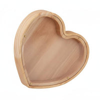 Natural Wood Wooden House Piggy Bank Great Gift Decorative Wooden Currency Bank Large Capacity Transparent Currency Box for Nursery, Desktop