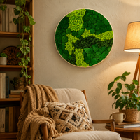 preserved moss wall art