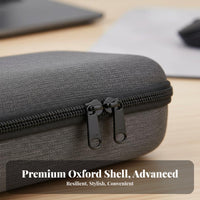 Pressure Resistant Mechanical Keyboard Carrying Case Shockproof Keyboard Travel Case Soft Velvet Lining for Students, LAN Parties, Commuting