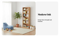 full Wood Construction Multi-Tier bookshelf Minimalist design interchangeable Shelving Unit Sturdy framework Storage Cabinet Glass Door Option for Book Lovers, Office Workers, Design aficionados, Study Room, Bedroom