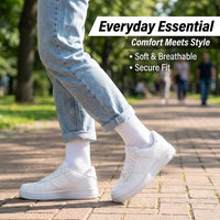 Athletic Socks for Running, Breathable Moisture Wicking Blend Tube for Boys, Crew Women and Black High