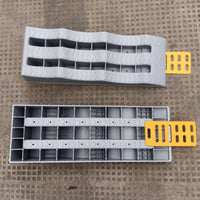 2 Pieces RV Leveling Ramp Heavy Duty Tire Leveling Block Reinforced Ribs Vehicle Equipment for Campers, Camping