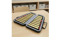 16 Note Glockenspiel Beginner Friendly Aluminum Glockenspiel Set Accurate Pitch Aluminum Bar Percussion Set for Kids, Beginners